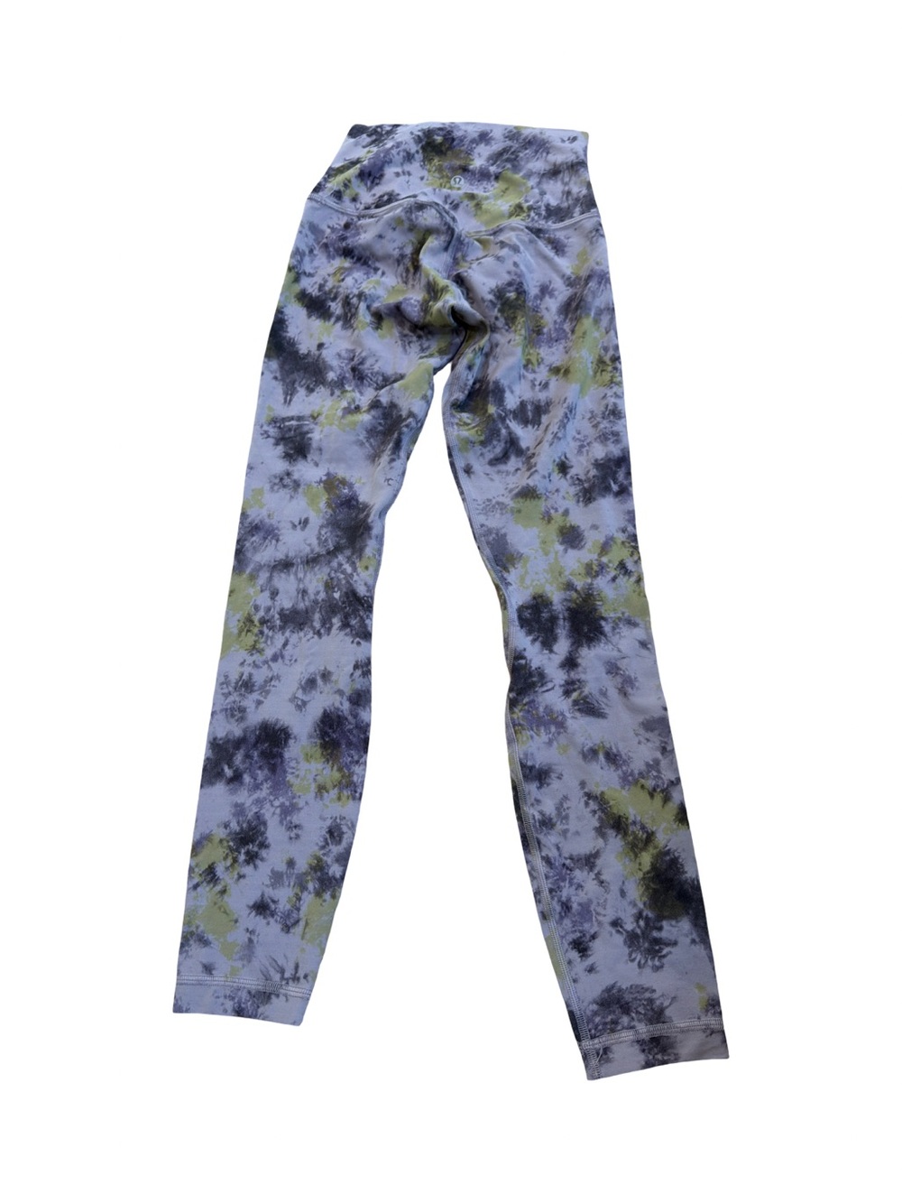 lululemon athletica Tie-Dye Leggings in Green, Black and Light Gray